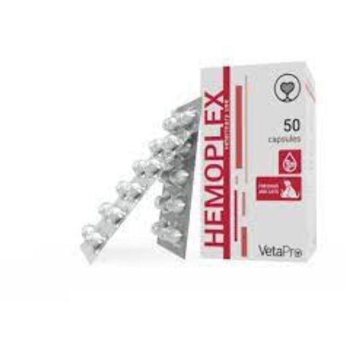 Veta Pro dodatak ishrani za pse koji imaju vidljive simptome anemije hemoplex, 50 kapsula Cene