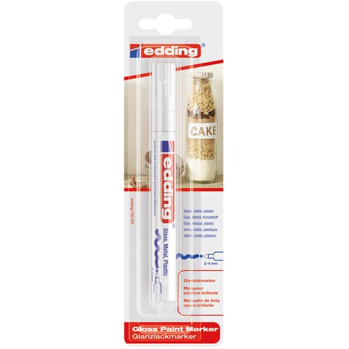  PERMANENTNI SJAJNI MARKER LAKIRNI 2-4MM EDDING 750/1 BELO BLISTER Cene