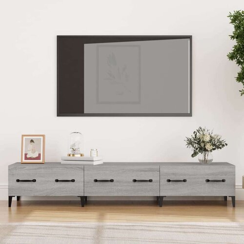 TV omarica siva sonoma 150x34,5x30 cm konstruiran les, (20731133) Slike