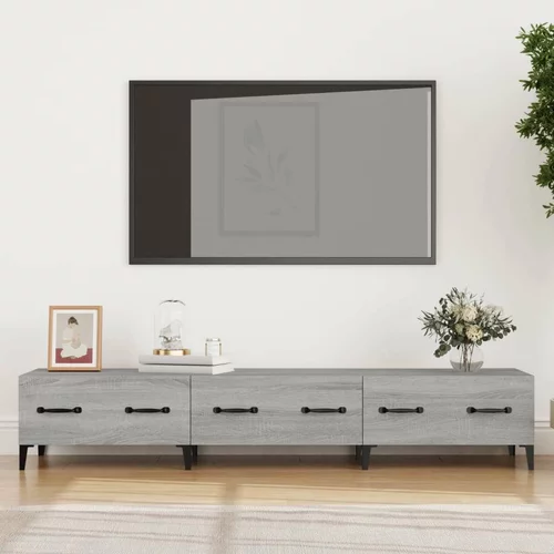 TV omarica siva sonoma 150x34,5x30 cm konstruiran les, (20731133)
