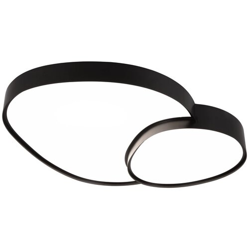 Tri O Crna LED stropna svjetiljka 63.5x77 cm Rise – Cijene