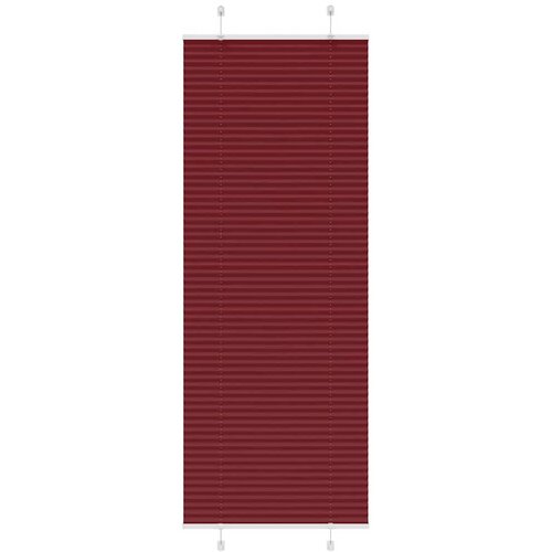 vidaXL Plisirana žaluzija bordo rdeča 75x200 cm širina blaga 74,4 cm poliester, (5000297160) Cene