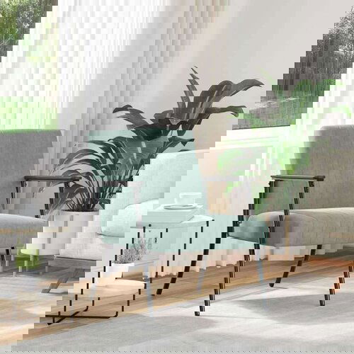  Fotelja Morska zelena 59 x 75 x 78 cm Bar&amp;scaron;un Slike