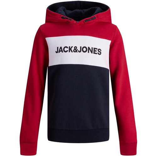 Jack &amp;amp; Jones Majica mornarska / rdeča / bela Slike