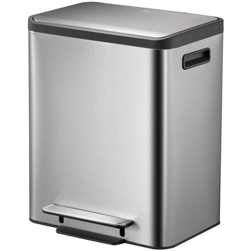 EKO Ko&amp;scaron; za smeti EcoCasa 2x15 L mat srebrn, (20821784) Slike
