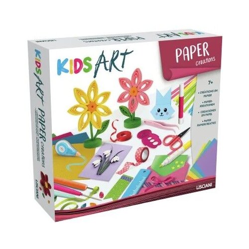 Lisciani Kids Art: Kreativni set za &amp;scaron;arene papirnate kreacije - Lisciani Slike