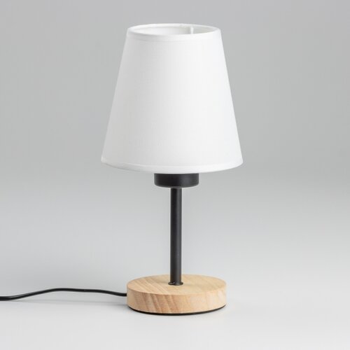  Brilagi - Stona lampa NUBILA WOOD 1xE27/25W/230V hrast/bela Slike