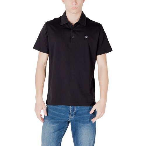 Ea7 Emporio Armani Polo majice kratki rokavi Swimwear EM000571 AF12331 Črna Cene