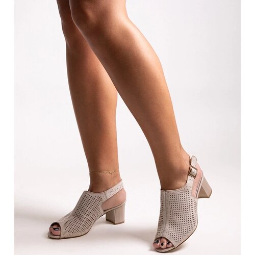 D/CEO Black sandals on a block heel Millo Cene