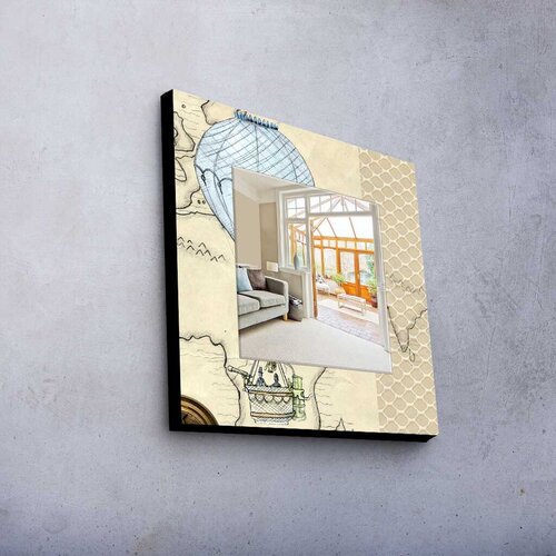 Wallity ogledalo MA-060, 50x50cm Cene