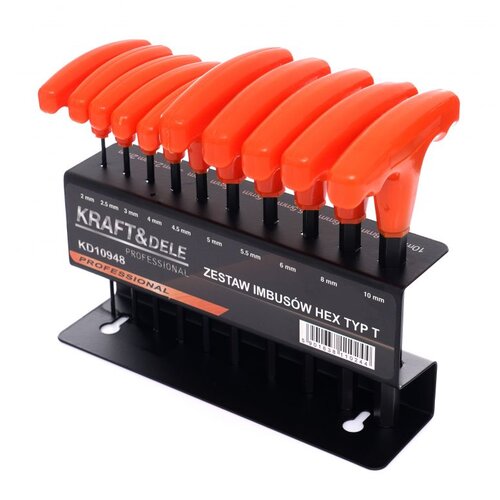  10 Delni set imbus T ključev na stojalu 2-10mm, (20378184) Slike