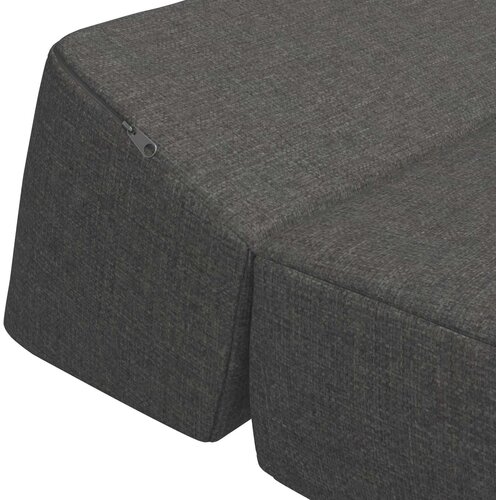 SOFA na razvlačenje Tamnosiva 120 x 60 x 49 cm Tkanina Slike