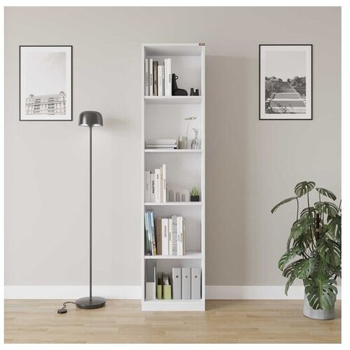 Hanah home Bookshelf Ktp-325-Bb-1, 43x182x26 cm, Bijela Slike