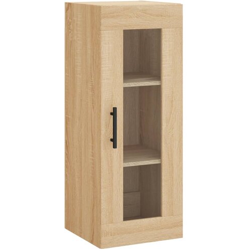  Visoka komoda hrasta sonome 34,5x34x180cm od konstruiranog drva Slike