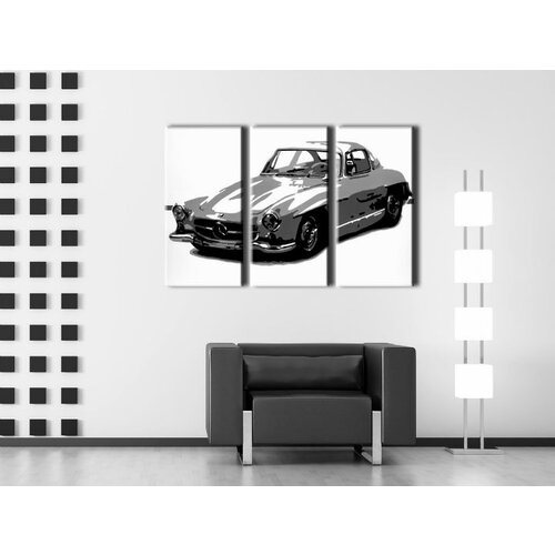  Ručno  slikane slike na platnu pop art mercedes SL300 Cene