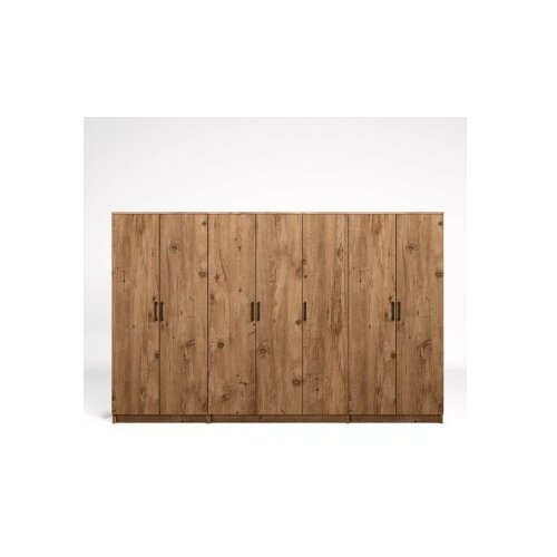 Hanah home Ormar Kardelen 1600-116, 280x180x51.8 cm, , Smeđa Slike