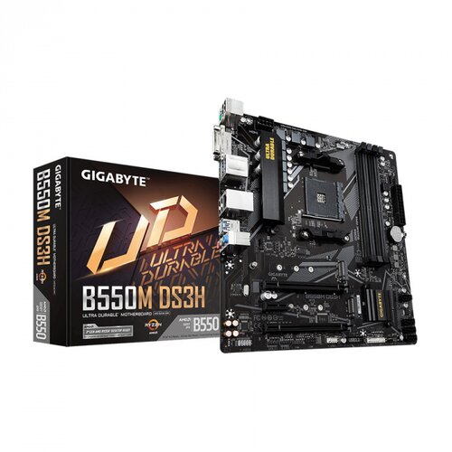 Gigabyte MB B550M DS3H 1.4 AM4, 4xDDR4, M.2,... Slike