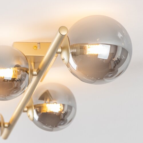  Brilagi - LED plafonski luster MILLA 4xG9/3W/230V zlatna/zadimljena Slike
