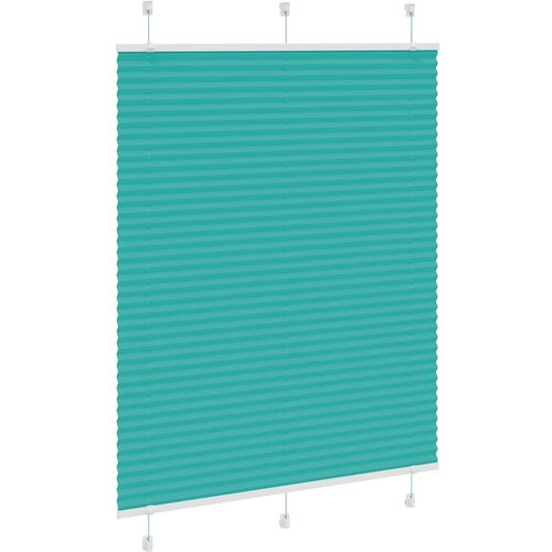  Plisirana zavjesa petrolej zelena 110x100 cm &amp;Scaron;irina tkanine 109,4 cm Poliester Slike