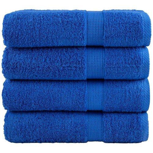 Premium ručnici za ruke SOLUND 4 kom. plavi 50x100 cm 600 g/m&amp;sup2; - Plava 50 x 100 cm 4 Slike