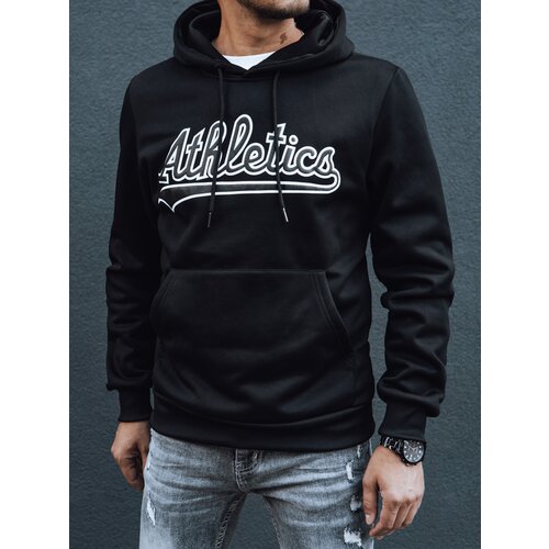 DStreet Bluza męska z kapturem czarna Slike
