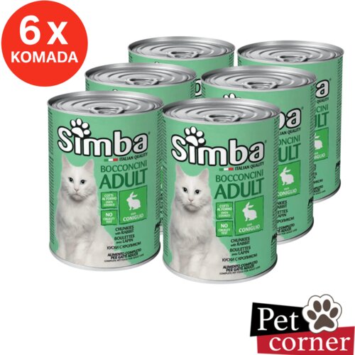 Simba za mačke zečetina 415g, pakovanje 6 kom Slike