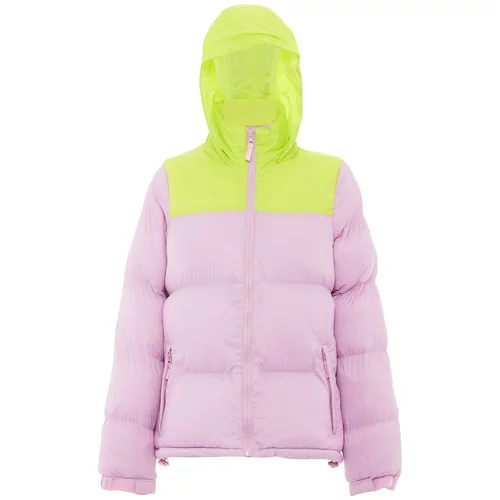 MO Zimska jakna neonsko rumena / svetlo roza