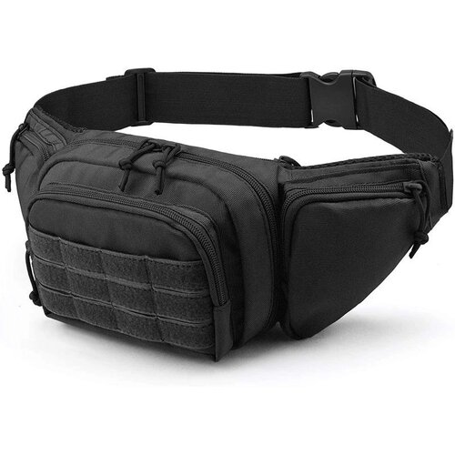 INF Taktična zunanja torba za okoli pasu 800D Oxford-Nylon Black, (21247493) Cene