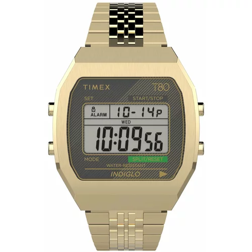 Timex Ročna ura T80 TW2V74300 Zlata