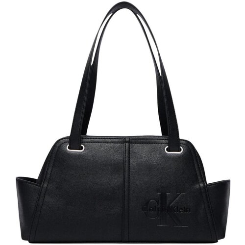 Calvin Klein Jeans Torbe POCKETS MONOLOGO SHOULDER BAG LV04F3688G Črna Slike