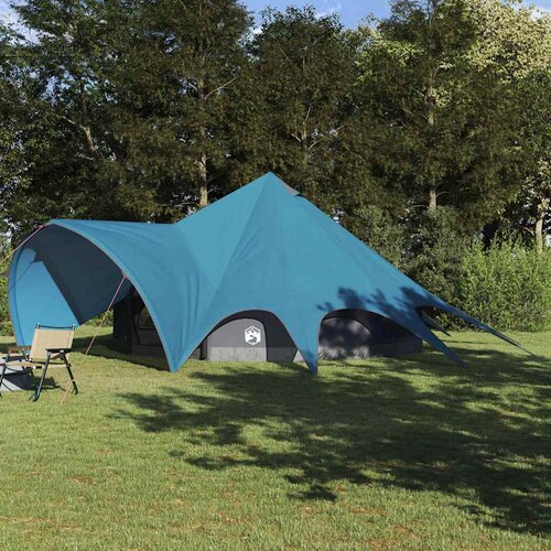  Teepee &scaron;ator za 9 osoba Plava i siva 502 x 502 x 297 cm Cijene