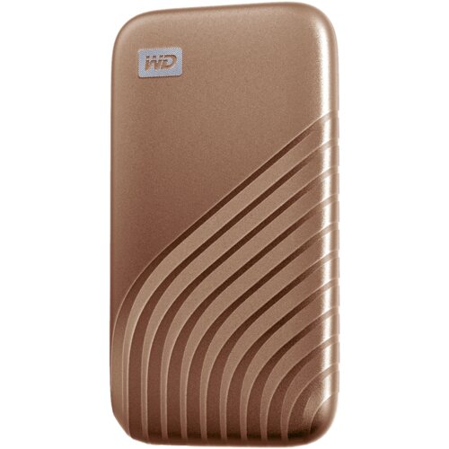 Western Digital 1TB My Passport SSD Gold NVMe USB 3.2 external SSD drive, (619659183981) Slike