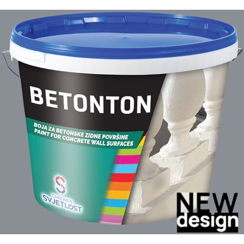 CHROMOS SVJETLOST Premaz za beton Betonton, sivi, 0,75 l Slike
