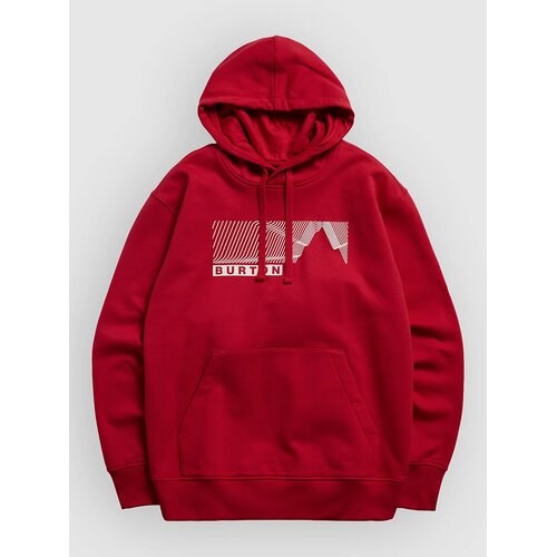Burton Elmore Pulover s kapuco geranium red Cene