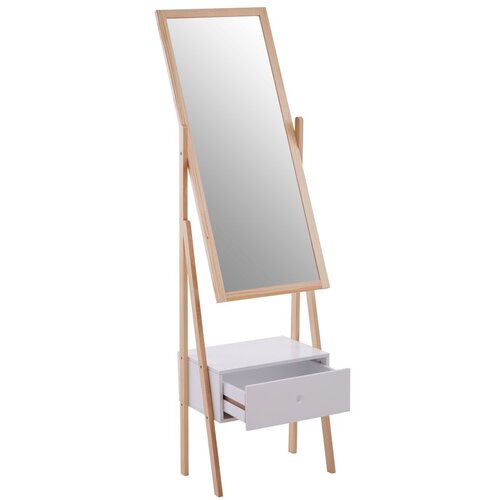 Premier Housewares Stojeće ogledalo s okvirom od masivnog drveta 45x160 cm Rostok – Cijene