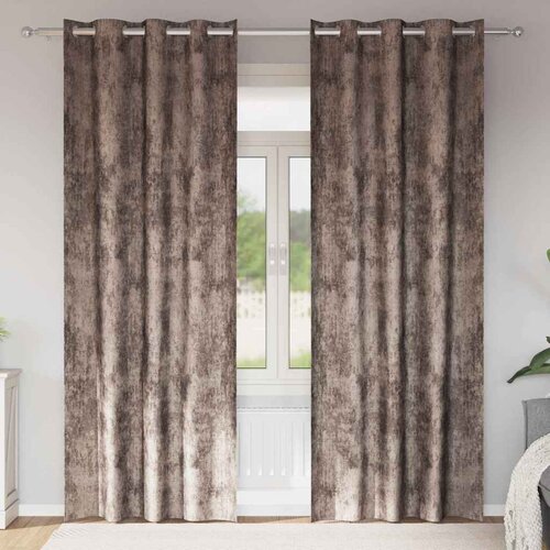  Bar&scaron;unaste zavjese 2 pcs Boja cappuccina 260 x 140 cm Bar&scaron;un Cijene