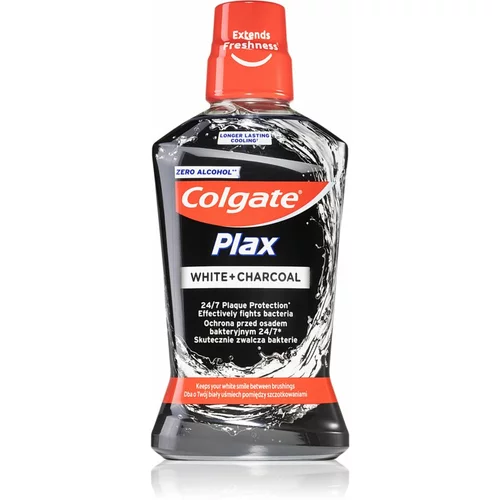 Colgate Plax Charcoal vodica za usta protiv zubnog plaka i za zdrave desni bez alkohola 500 ml