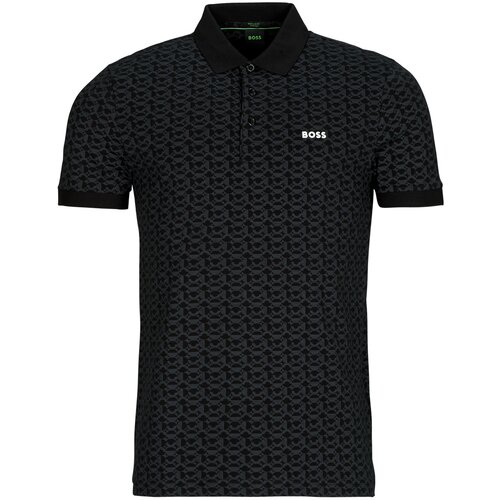 Boss Polo majice kratki rokavi Paddy Striped C Črna Slike