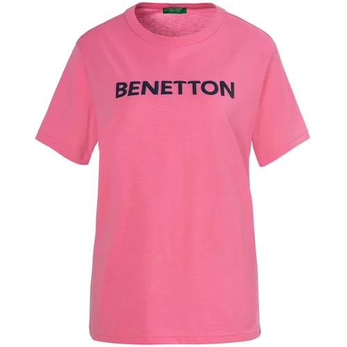United Colors Of Benetton Majica roza / črna