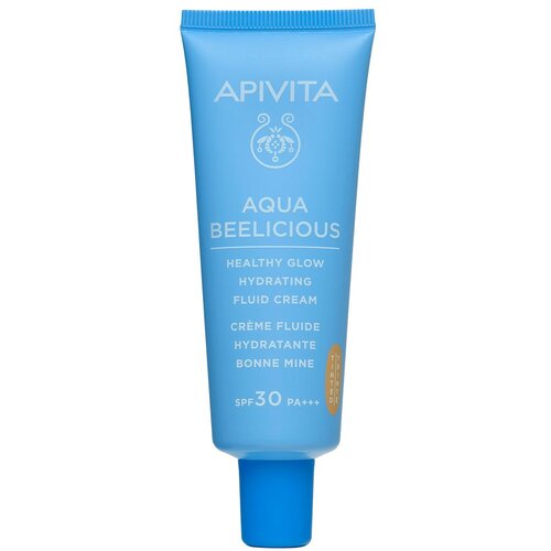 Apivita Aqua Beelicious lahki tonirani fluid za osvetlitev kože SPF 30 40 ml Cene