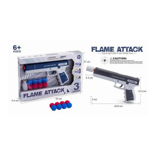  Flame attack pi&scaron;tolj ( 995270 ) Cene