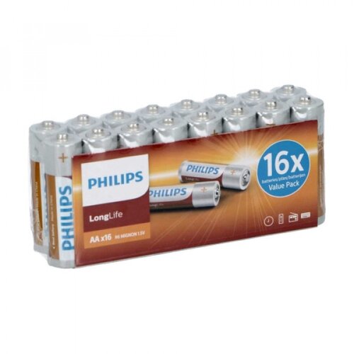 Philips baterija longlife R6 aa 1/16 alkalna Cene