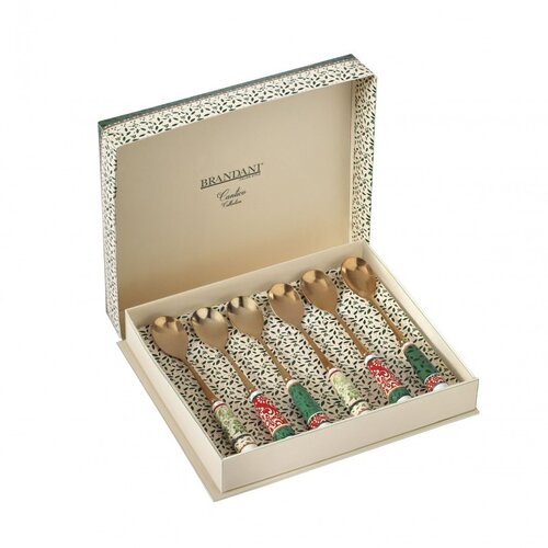 Brandani Old Gold 6v1 set desertnih žlic Slike