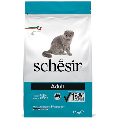 Schesir Suva hrana za mačke Cat Fish, Riba, 1.5kg Slike