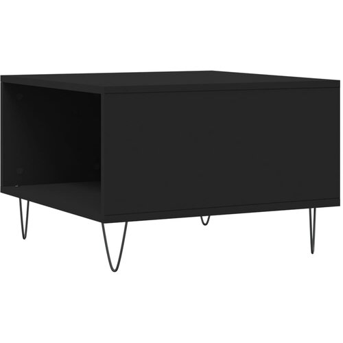  Stolić za kavu crni 55 x 55 x 36,5 cm od konstruiranog drva Slike