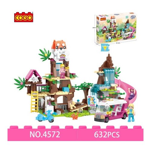 Cogo kockice-girls kolekcija: zabavni park za kućne ljubimce. 632 delova. ( 93394 ) Cene