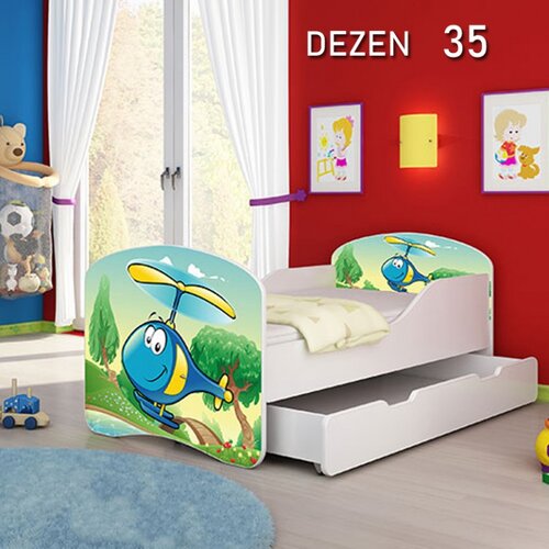 Olimp Sport Dečiji Krevet Drveni 160x80cm Sa Fiokom i Gratis Dušek 45 Dezena Cene