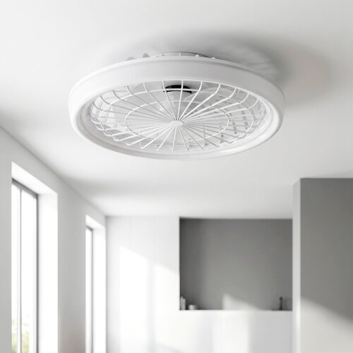 Brilagi LED prigu&amp;scaron;iva plafonski ventilator LED/40W/230V prečnika 48 cm bela + daljinski upravljač Slike