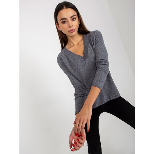 COCO ANGELO Sweater-VI-SW-20295.30P-dark grey Slike