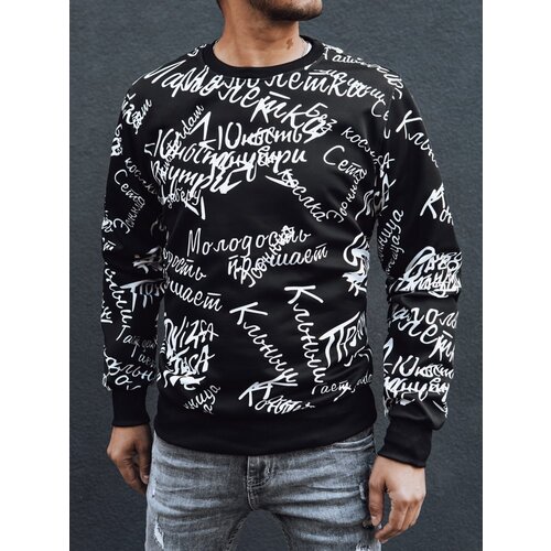 DStreet Bluza męska bez kaptura czarna Cene
